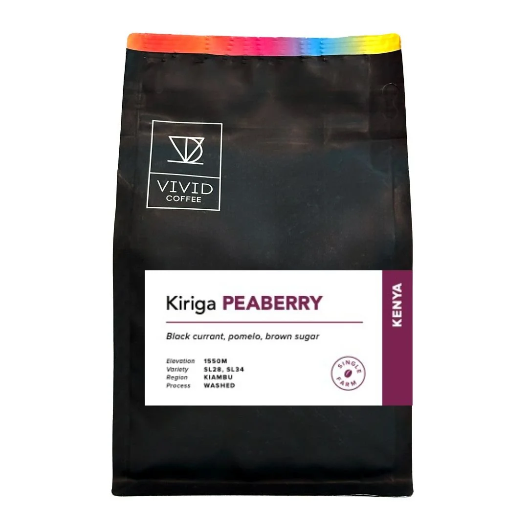 Kiriga PEABERRY, Kenya — Vivid Coffee Roasters